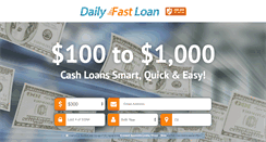 Desktop Screenshot of dailyfastloan.com